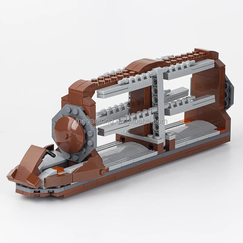 MOC2007 Space Battle Droid Transporter Wars Movie Action Bricks Creative Military Building Blocks Educational Toys for Kids Gift
