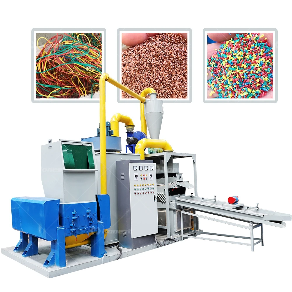 Copper Rice Separator Automatic Copper Extraction Pulverizer Wire Granulator Machine