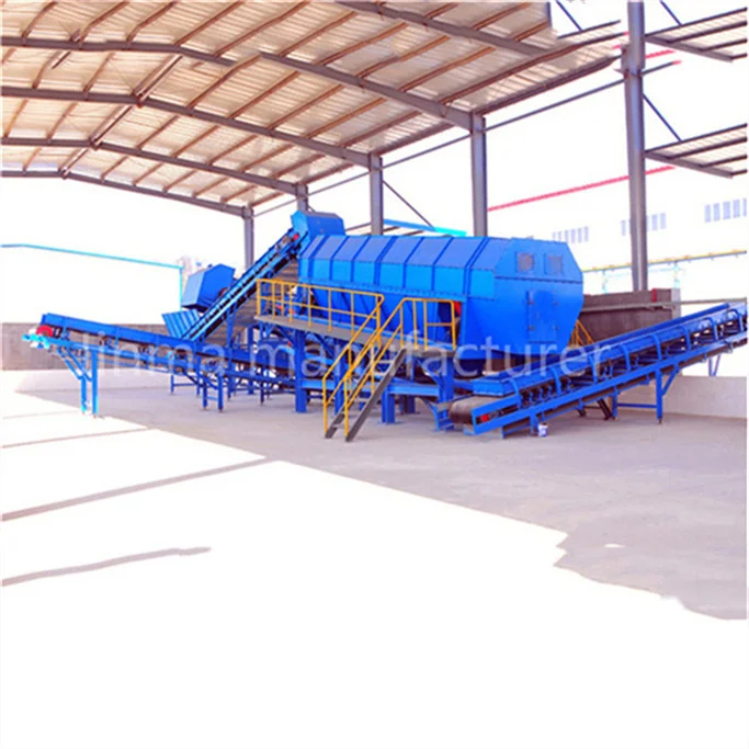 Барабанная машина для переработки отходов сортировочная