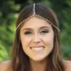 Gold faux pearl headband