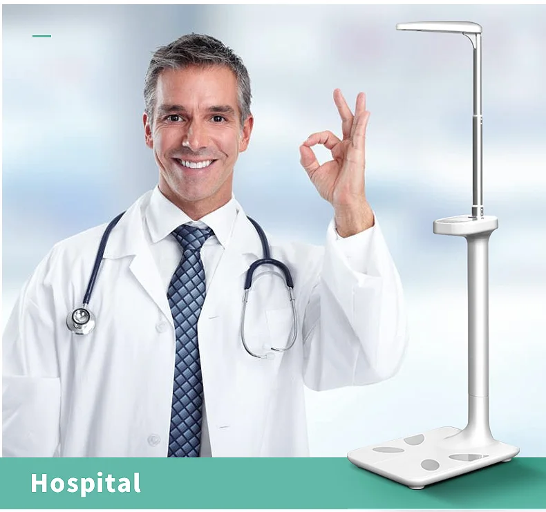 Digital Height and Weight Scale Ultrasonic Height and Body Fat Analyzer