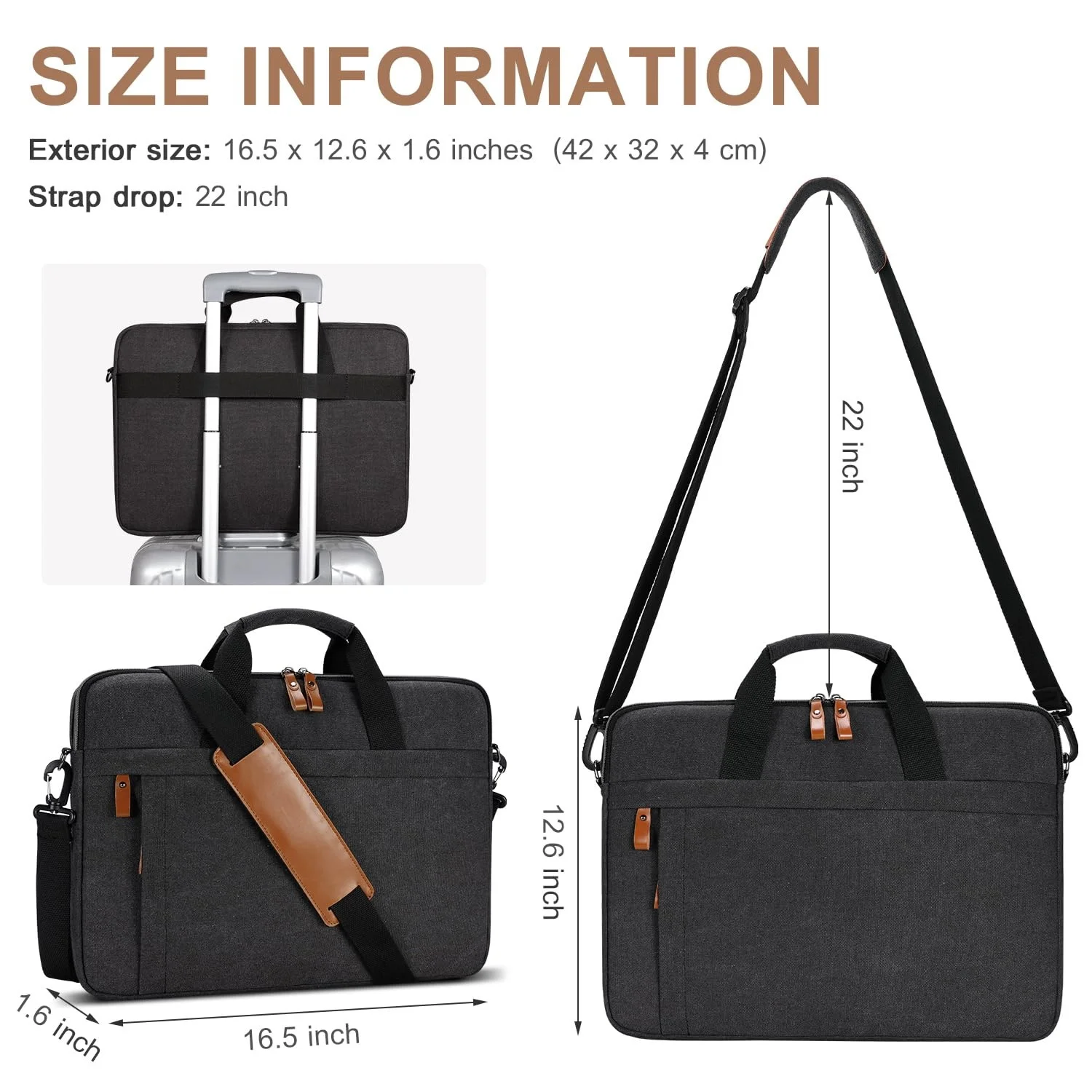 product black large travel shockproof portable handle laptop sleeve bag for 13inch 14 inch 156 inch865-32