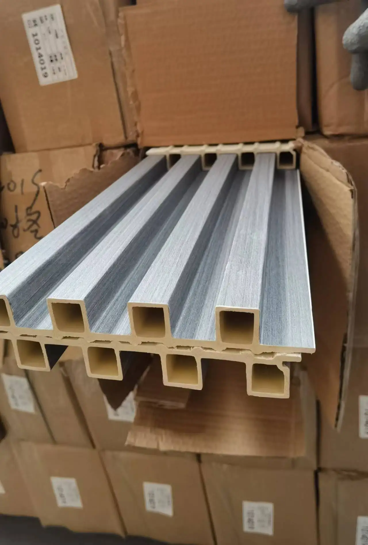 Pvc Wood Effect Pwc Wall Panel for Wall Interior Pvc Wall Panels Green
