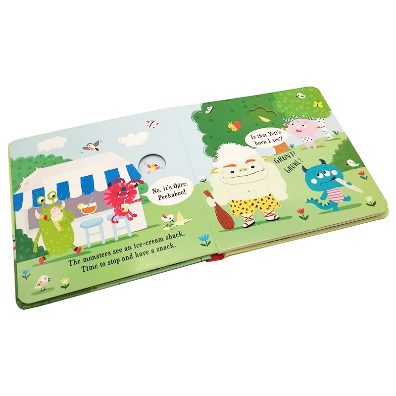 Factory Custom Hardcover Children's Book Printing Services Using Quality Cardboard Kraft Paper Corrugated Board Duplex Board manufacture