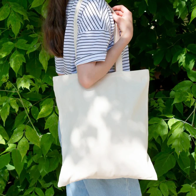Luxury Canvas Shopping Tote Bags Reusable Foldable Cotton Custom Logo Large Trolley Beach Messenger Waxed Folding Dust Plain