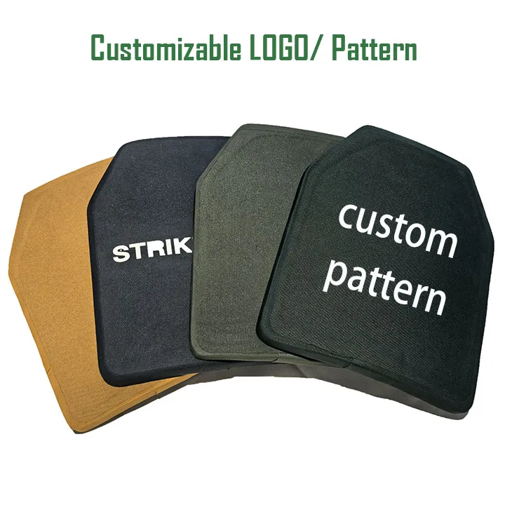 Lightweight UHMWPE Tactical Safety Plate with SIC Insert Protective Strike Face Body Plate