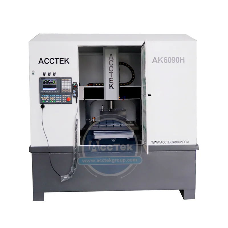 ACCTEK 6090 Cnc Router Metal Cnc Machine for Very Small Mold Making