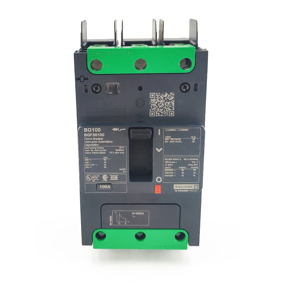 PowerPact B 18KA 3pole Circuit Breaker BDL36125 BGF36100 BGF36125 BGF36100 BDL36100 BDL36080 EverLink