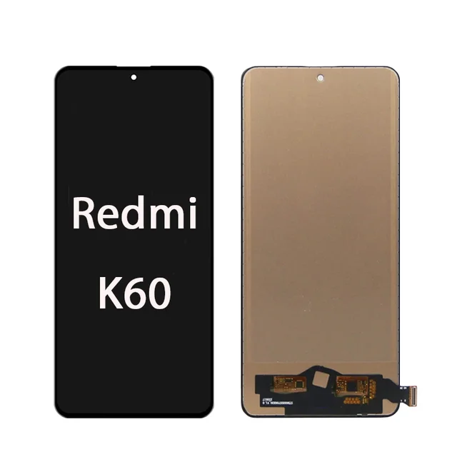 Original AMOLED For Xiaomi Redmi K60 K60 Pro 23013RK75C 22127RK46CM Pantalla LCD Display Touch Screen Digitizer Assembly Replace