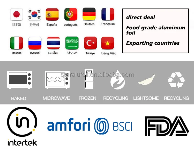 Aluminum Foil Takeaway Meal Box With Lids Foil Catering Roast Baking