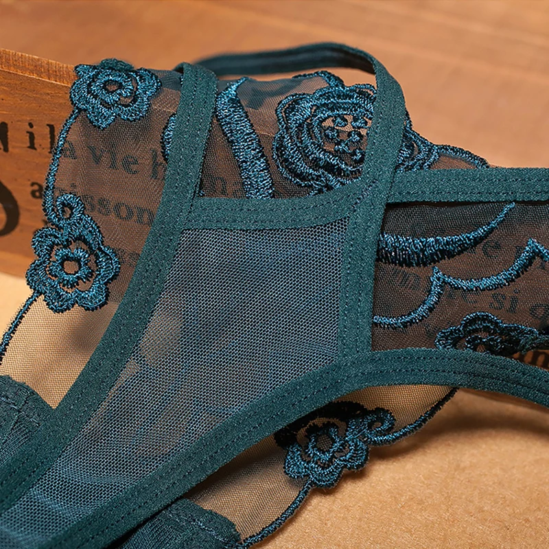 Sexy butterfly string lace silk cotton