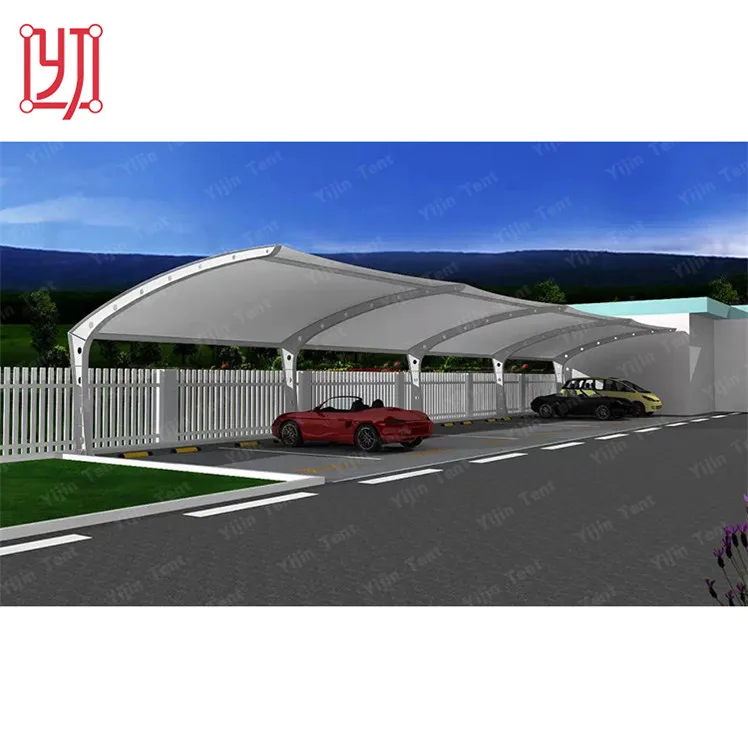 Membrane Structure Shade Cover for Car Parking ,garage Car Park Shades Tent