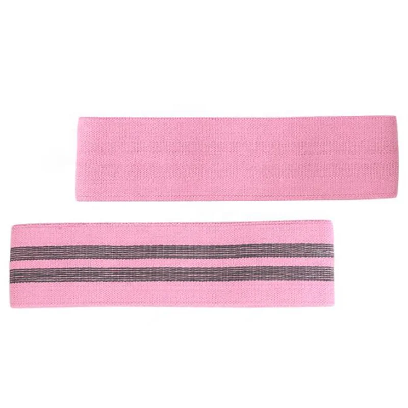 Fitness Circle Comfortable Non Slip Set of 3 Yoga Workout Glutes Leg Exercise Squat Elastic Bands Resistance Band