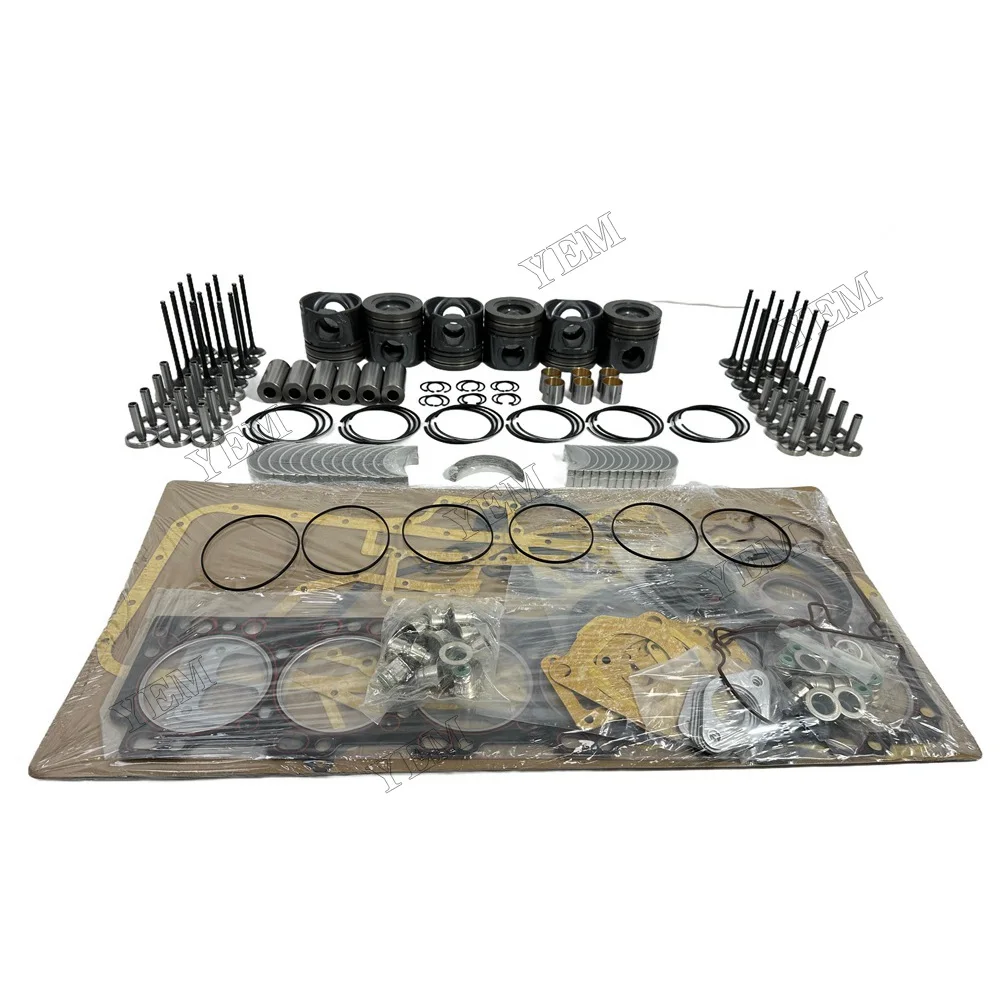 Overhaul Repair Kit With Cylinder Gasket Set Piston Rings Bearing Valves Fit for QSL9.3 Engine Parts