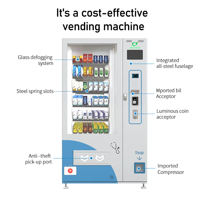 Factory Price Vending Machine Pharmacy Products Vending Machines For