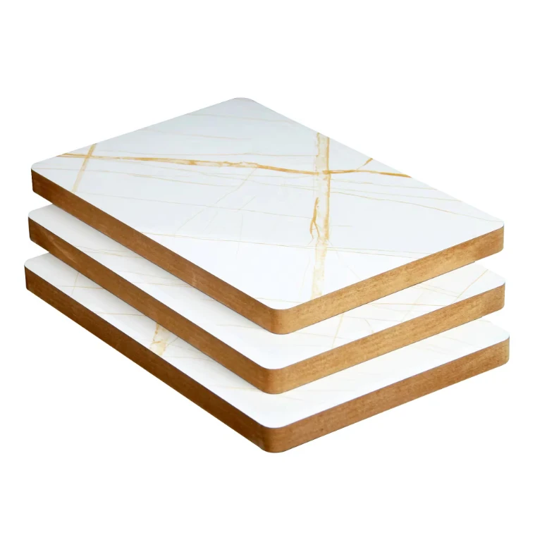 Factory Price Customized Melamine Veneer 18mm Medium Density Fiberboard Raw Material MDF Board Three Furniture MDF Board details