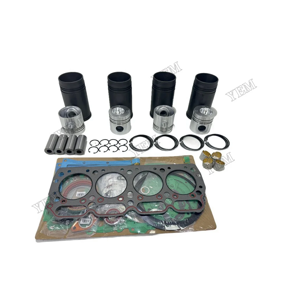 4D105 Overhaul Kit With Gasket Set Fits for Komatsu Engine Repair Kit 6