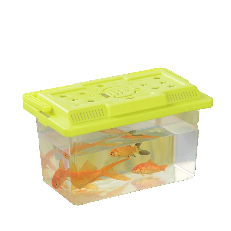 Portable Plastic Goldfish Bowl Aquariums Accessories Great For Small ...