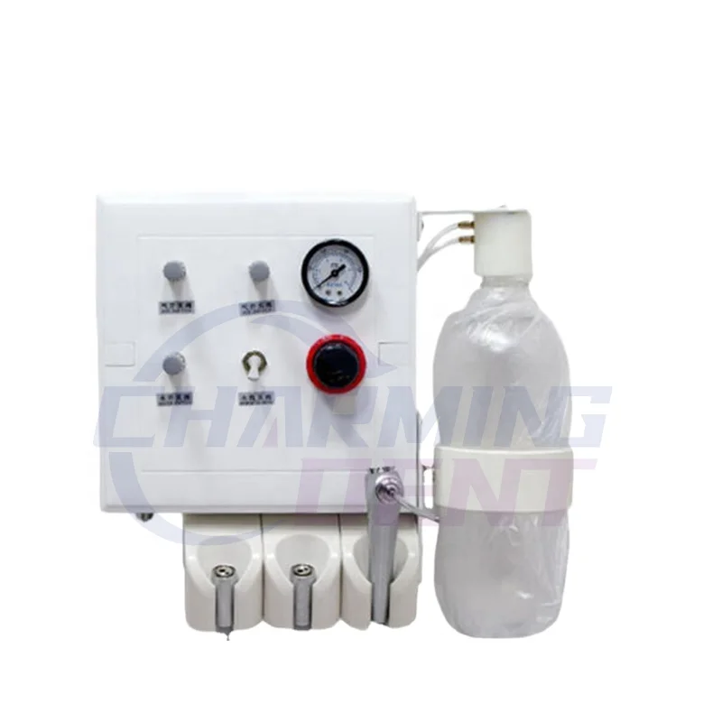 ポータブル歯科用タービンユニット ポータブルデンタルタービンユニット｜水タンク・3WAYシリンジ付き