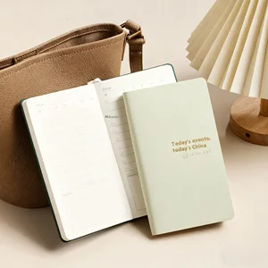 Premium Customized Leather Cover A6 Notebook With Logo Printing For Business Office Gift Corporate Branding Promotion