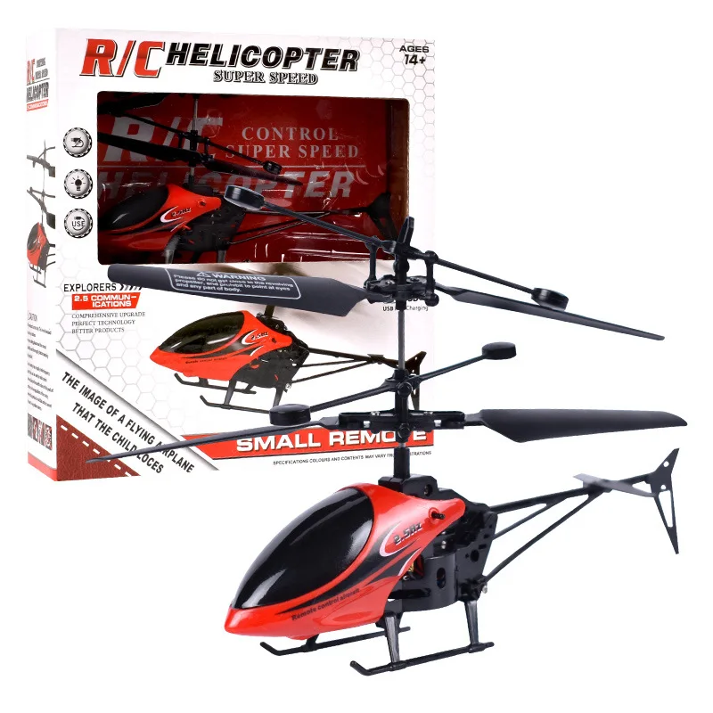 2 Channel Remote Control Flying Toy Plane RC Mini Helicopter Indoor Outdoor Helicopter with USB Charging Electric Kids Toys
