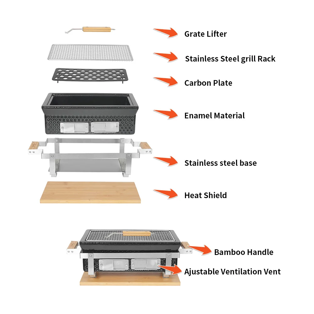 Seb Kamado Japanese Korean Ceramic Hibachi Bbq Table Grill Commercial Charcoal Grill Buy