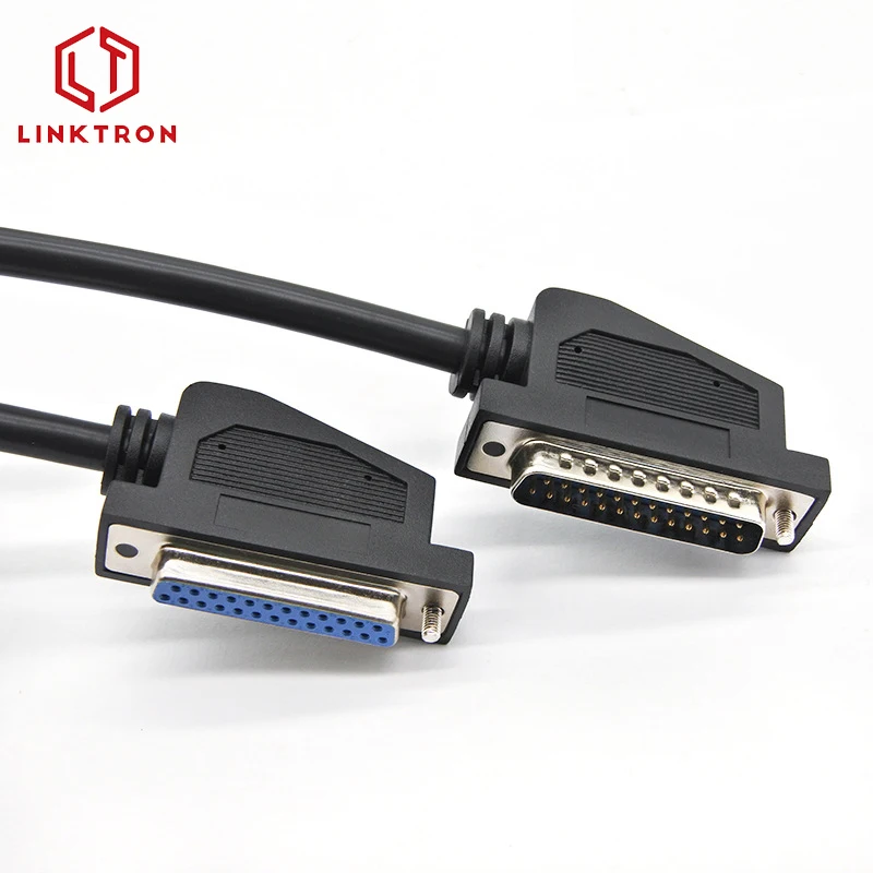 90 Degree Db25 Cable Serial Cable Right Angle Db37 Pin Male To Male ...