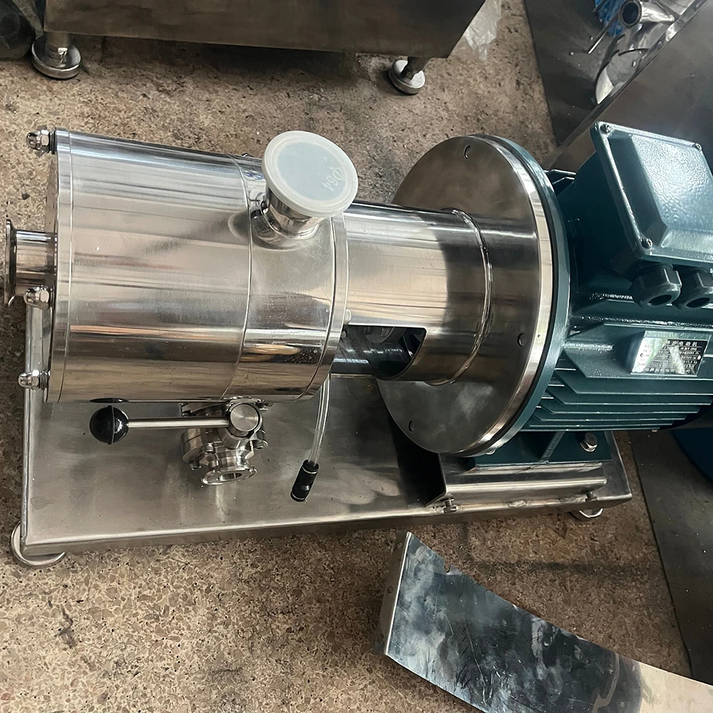 Milk Homogenizing Machine High Shear Emulsifier Pump High Viscosity In-line Mixer