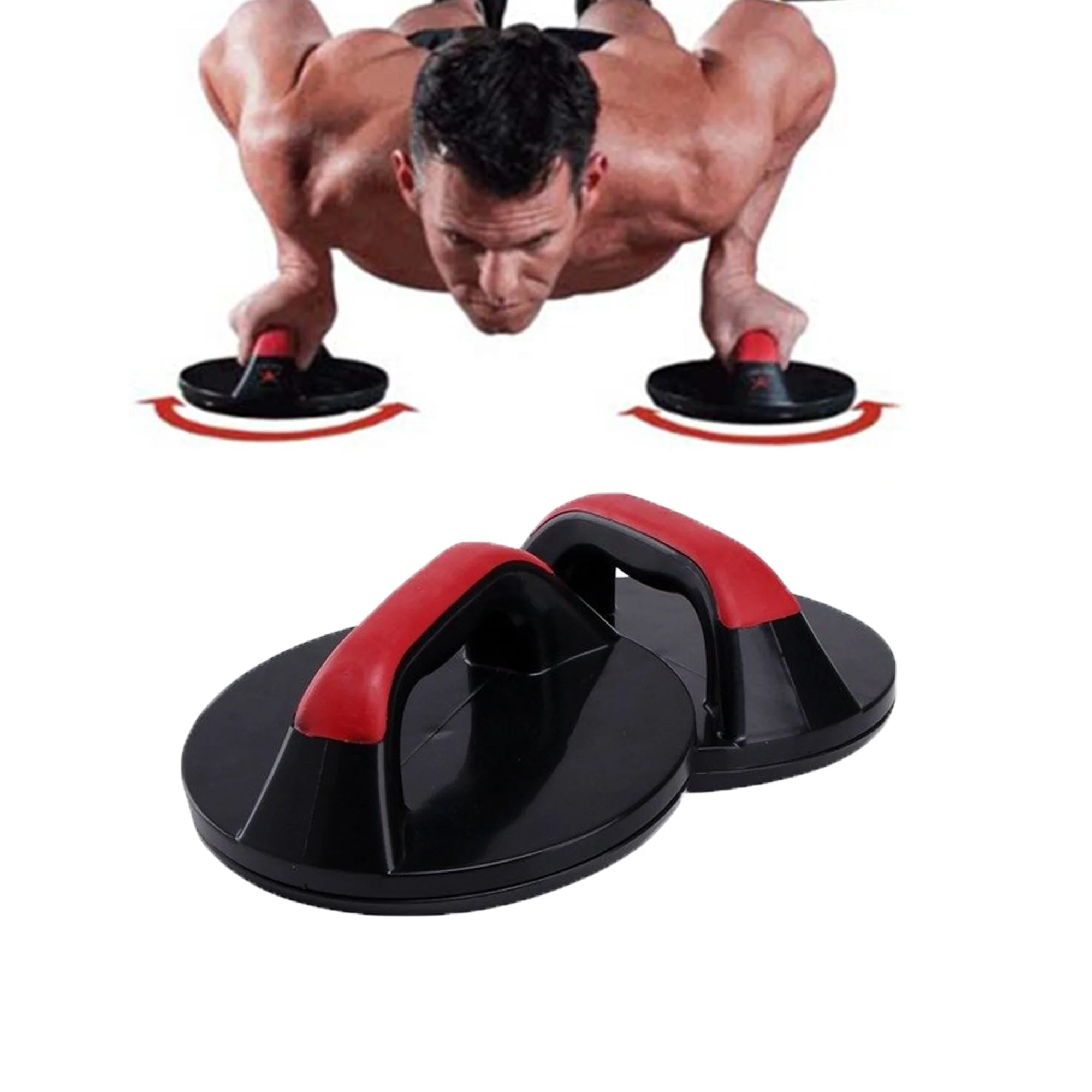 Fully Assembly Portable Pushup Rotating Push up Handles