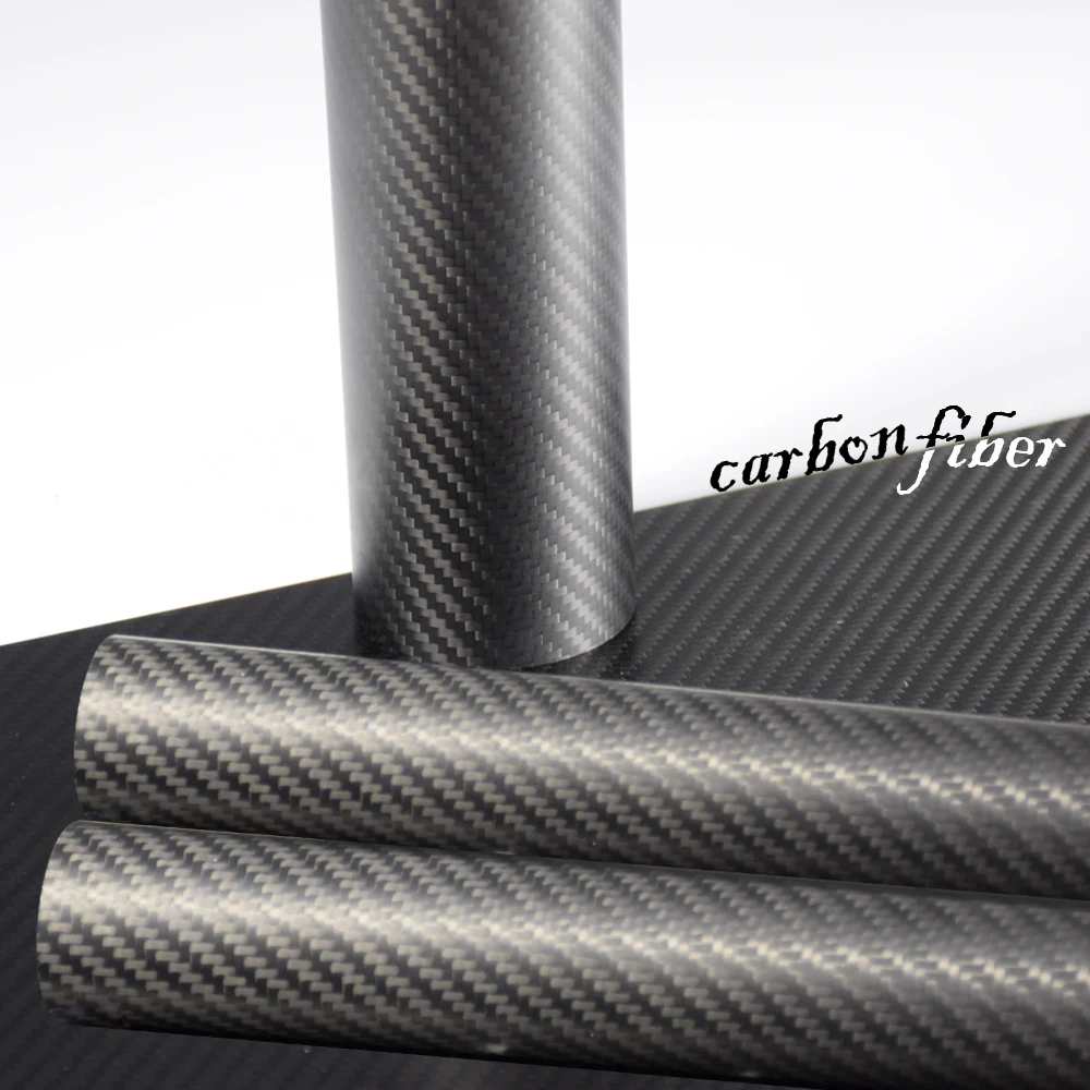 Low Deflection 80 100 Carbon Fiber Power Tube High Pressure Resistant Customized Carbon Fibre