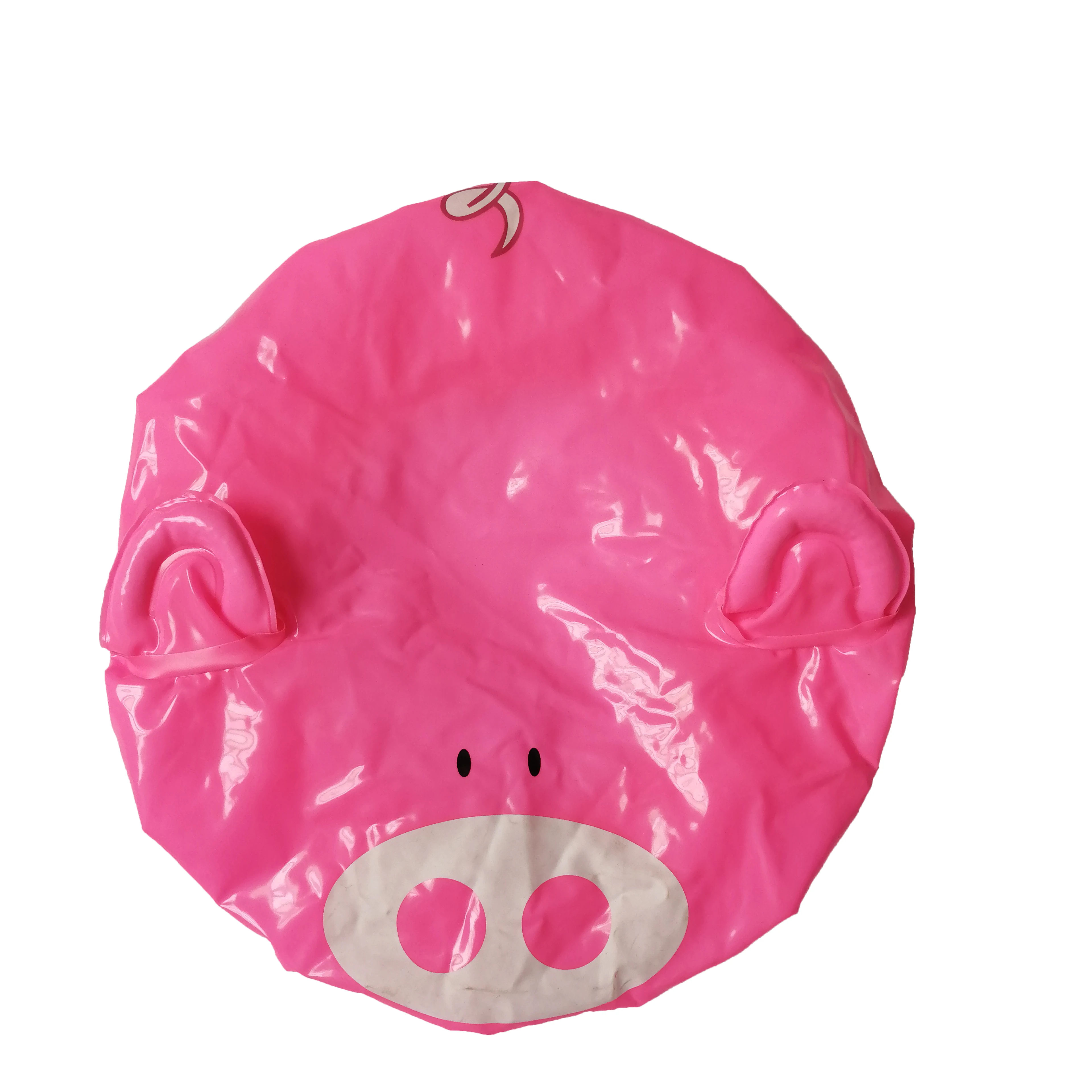 New Product Custom Printed  Cute Animal Green Frog Waterproof 3D Baby Kids Bath Shower Cap