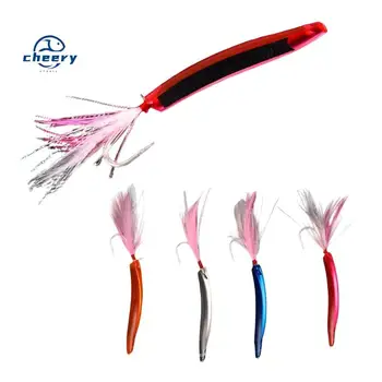 CHEERY 3+7 L075 Angler Holographic Spoon Lure-6cm/1.2g 8cm/4.7g Lake/River/Ocean Use ABS Material Hooks Saltwater Fish Hard Bait – Metal Jig – view 2