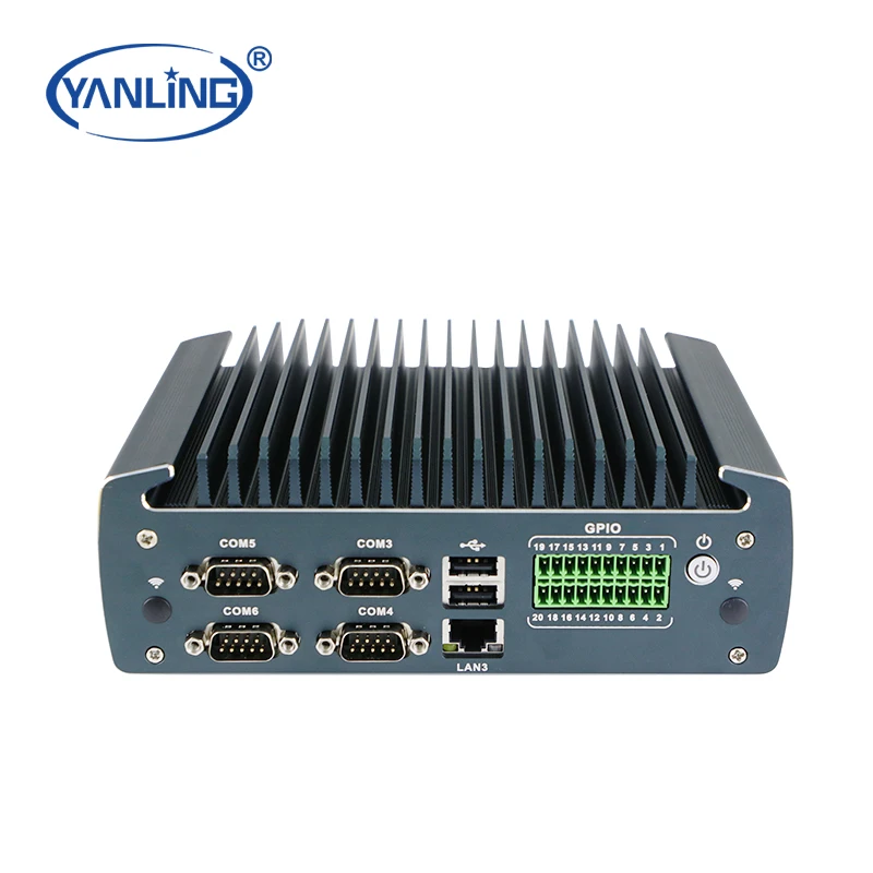 J6412 Embedded Fanless Mini Box PC with HMI - Yanling IBOX-1226