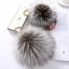Silver fox color fox fur ball-12cm