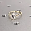 Gold round ring