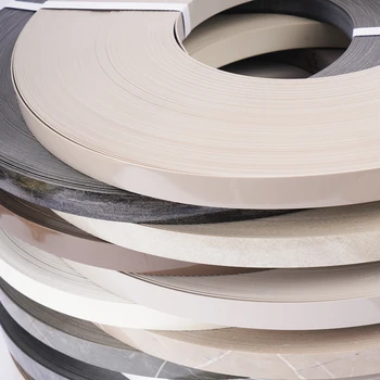 Thickness From 0.5-3mm Available New machinery Production High Gloss Edge Banding Tape 1*22mm