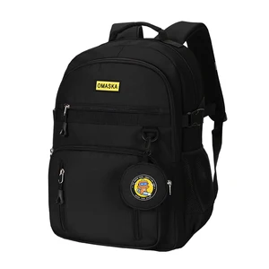 For OMASKA 17 Inch Waterproof Laptop Backpack for Men Teenagers School Use with Polyester Lining Wholesale