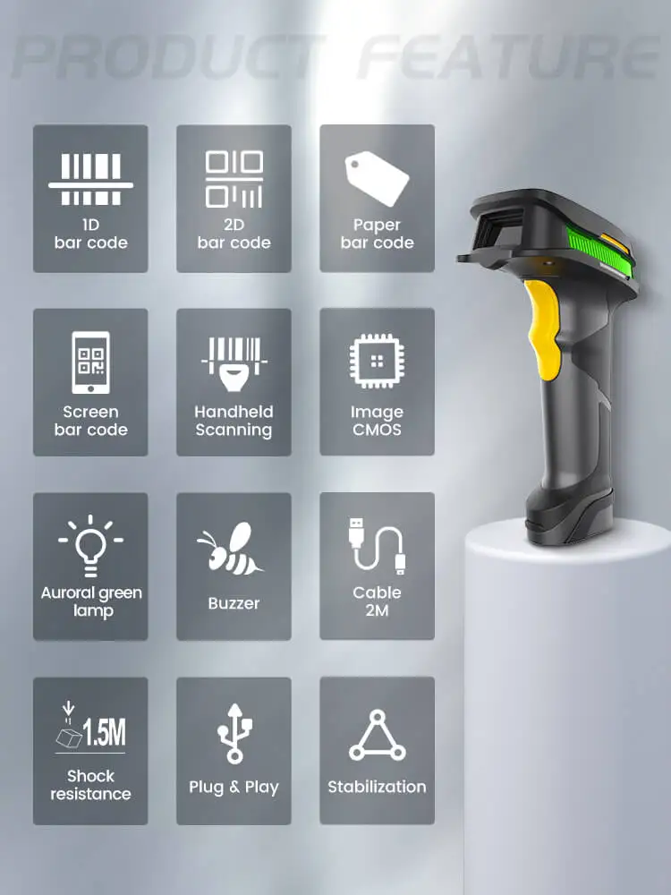 Akt500 High Performance Barcode Scanners 1d/2d Barcodes For Pos Buy