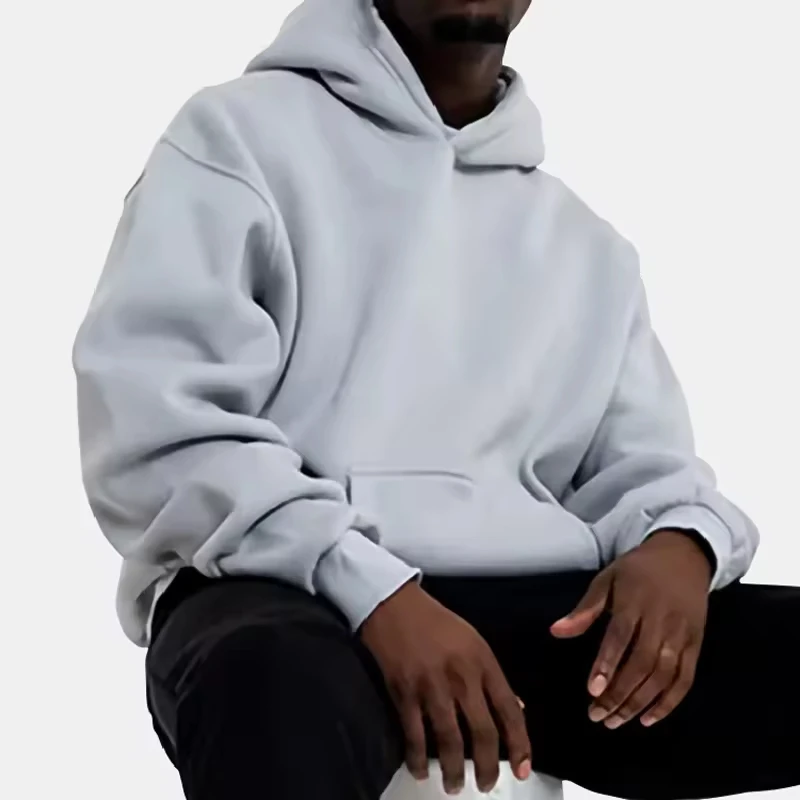 Embroidered Patch Acid Wash Street Wear Custom DTG Printing Rhinestone Men's Heavyweight 100% Cotton Graphic Hoodie gallery 7