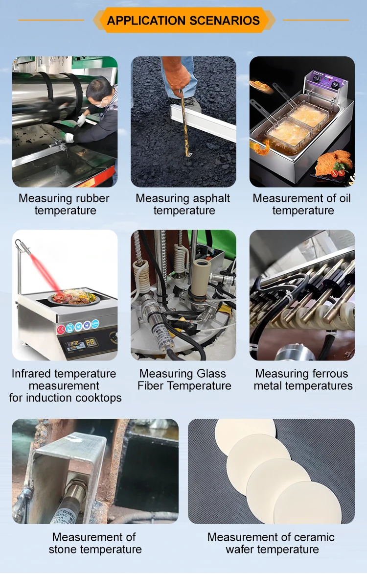 KASINTON JSD100AC 0-1000℃ Digital Infrared Temperature Sensor 4-20ma Measurement Accuracy ±1% Infrared Temperature Sensor manufacture