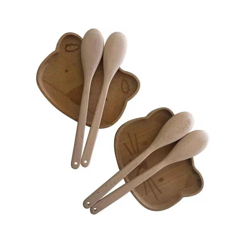 Wooden baby utensils Clearance