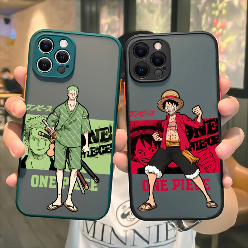 Lovely Cartoon Anime Piece Luffy Zoro Design Protective Silicone Case ...