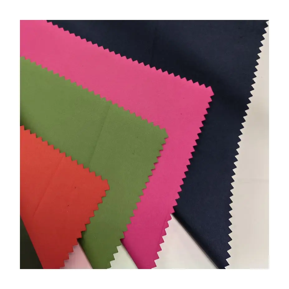 Waterproof Milky Pu Coated Fabric 100% Polyester 240t Pongee Taffeta ...