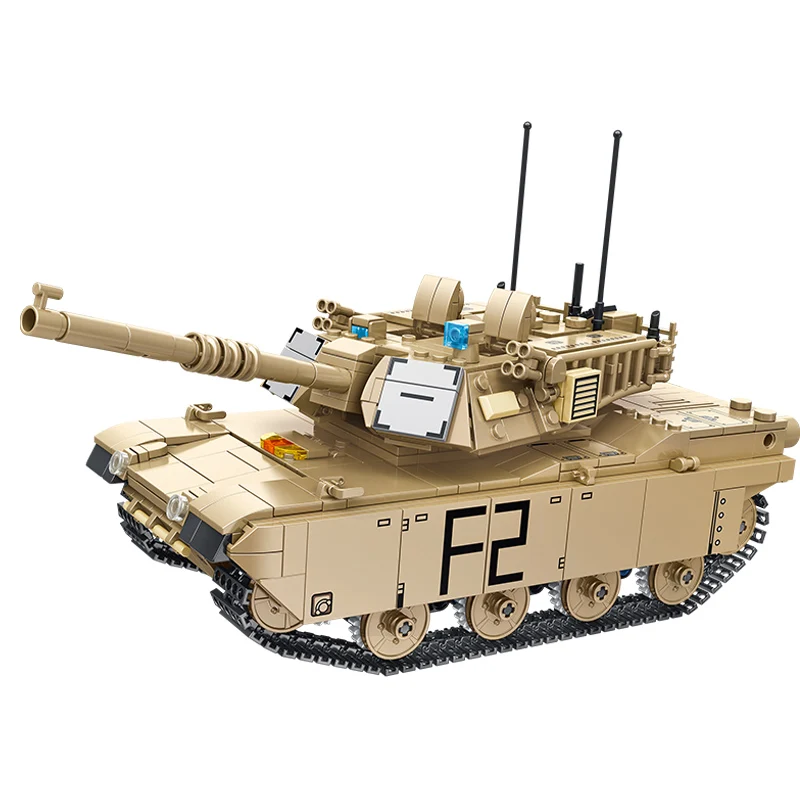 M1a2 Abrams Main Battle Tank Building Blocks Toys 676006 Battle Tanks ...