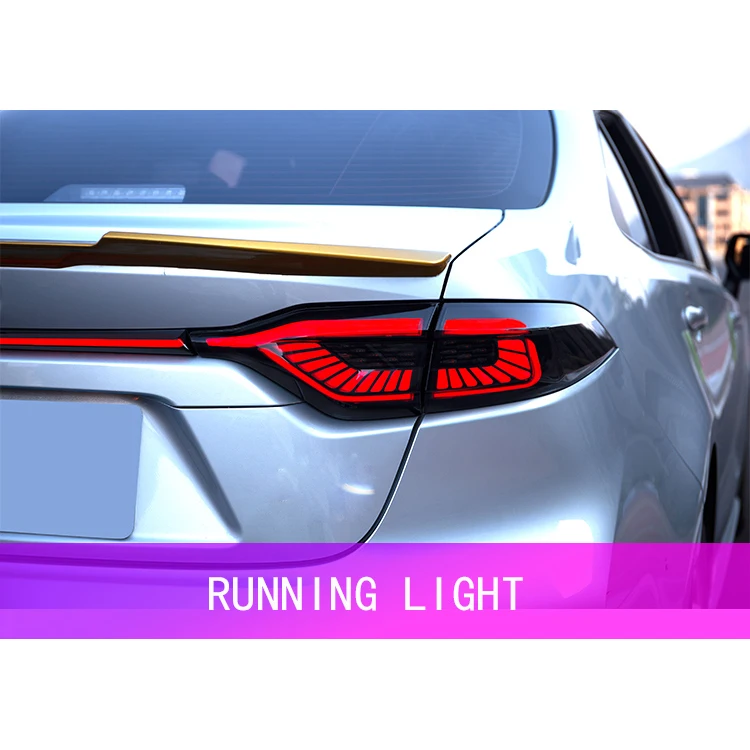 Car Modified Led Tail Light With Moving Signal For Toyota Us Corolla