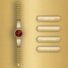 Gold/red