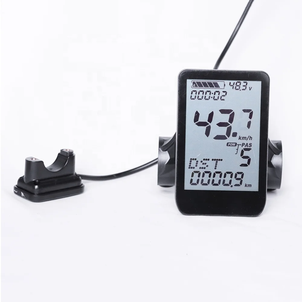 Customized Electric Bicycle Speedometer LCD Display 24v-72v