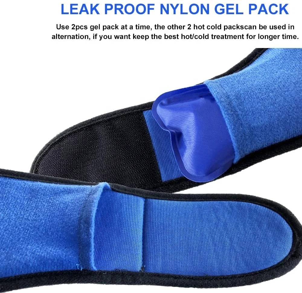 Headache Relief Ice Pack Flexible Cold And Hot Gel Wrap For Head