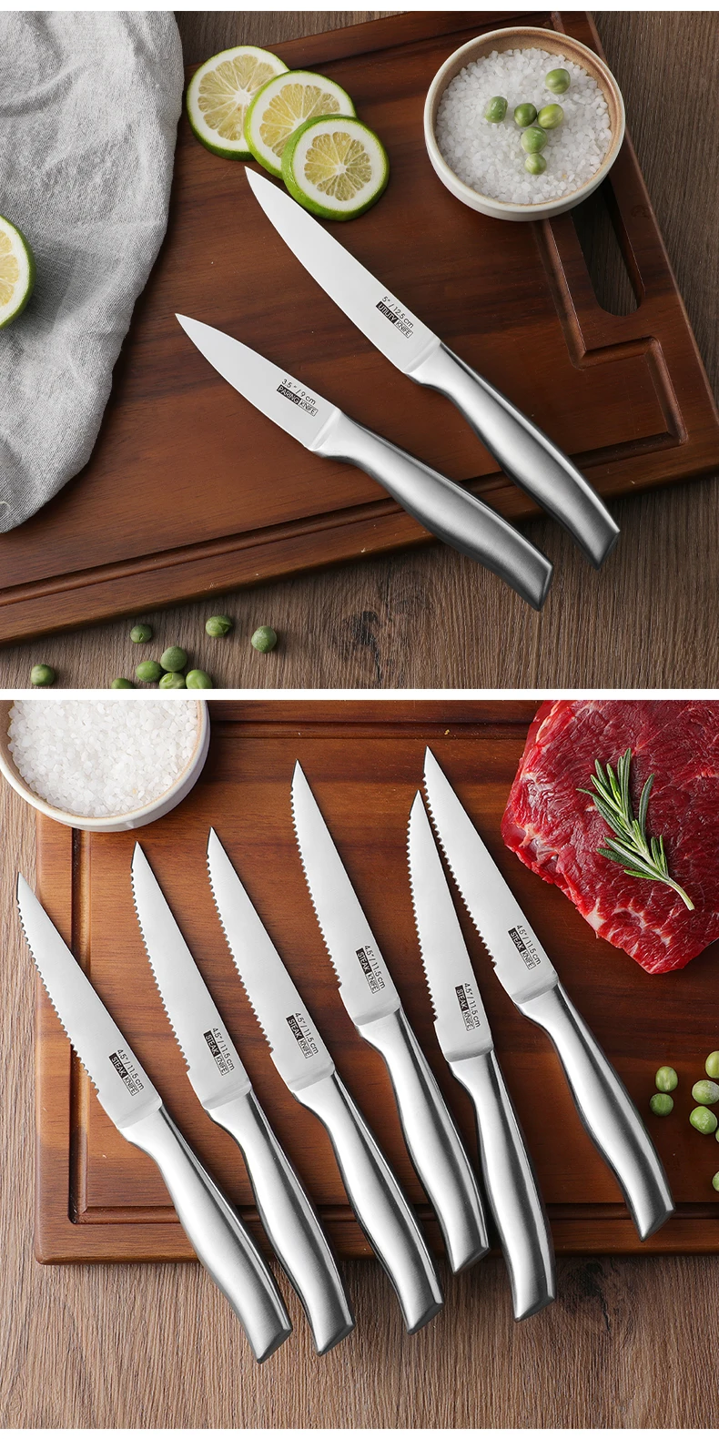 Hot Selling Products 2024 Couteau De Cuisine Chef Stainless Steel