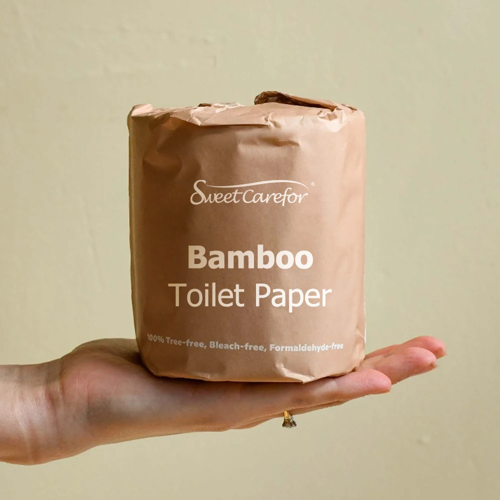 Bamboo Unbleached Toilet Rolls Sustainable Soft Strong Made From 100% ...